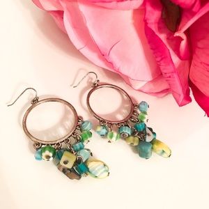 Turquoise Beaded Earrings